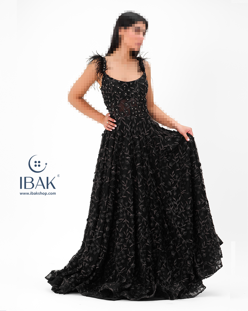 پیراهن سر شانه پر ibk