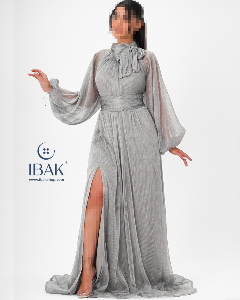 پیراهن یقه گره زره ibk