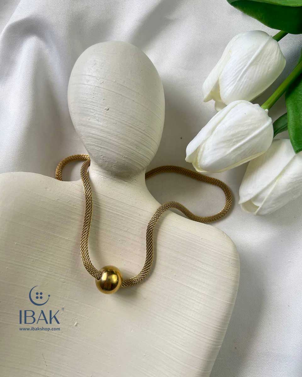 گردنبند گوی طلایی