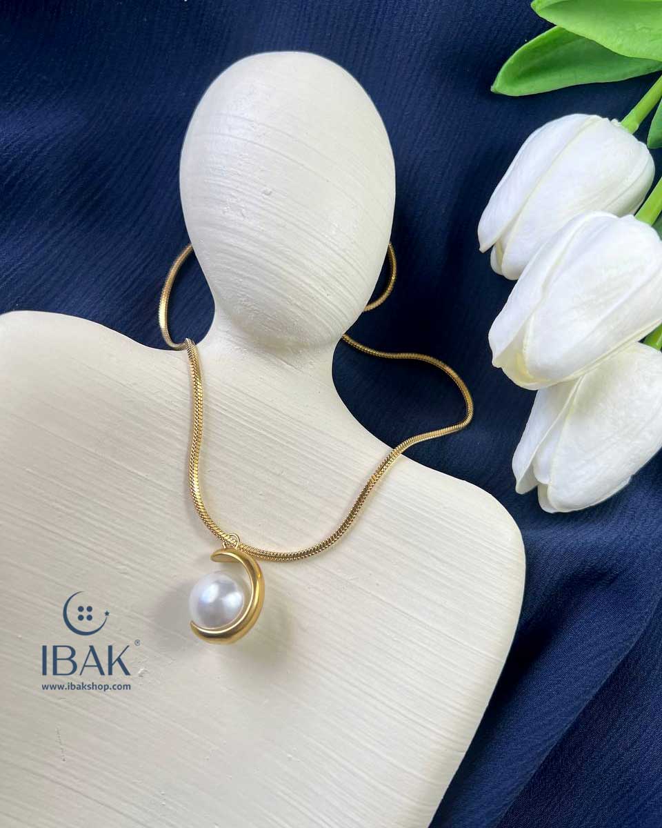 گردنبند مدال مروارید