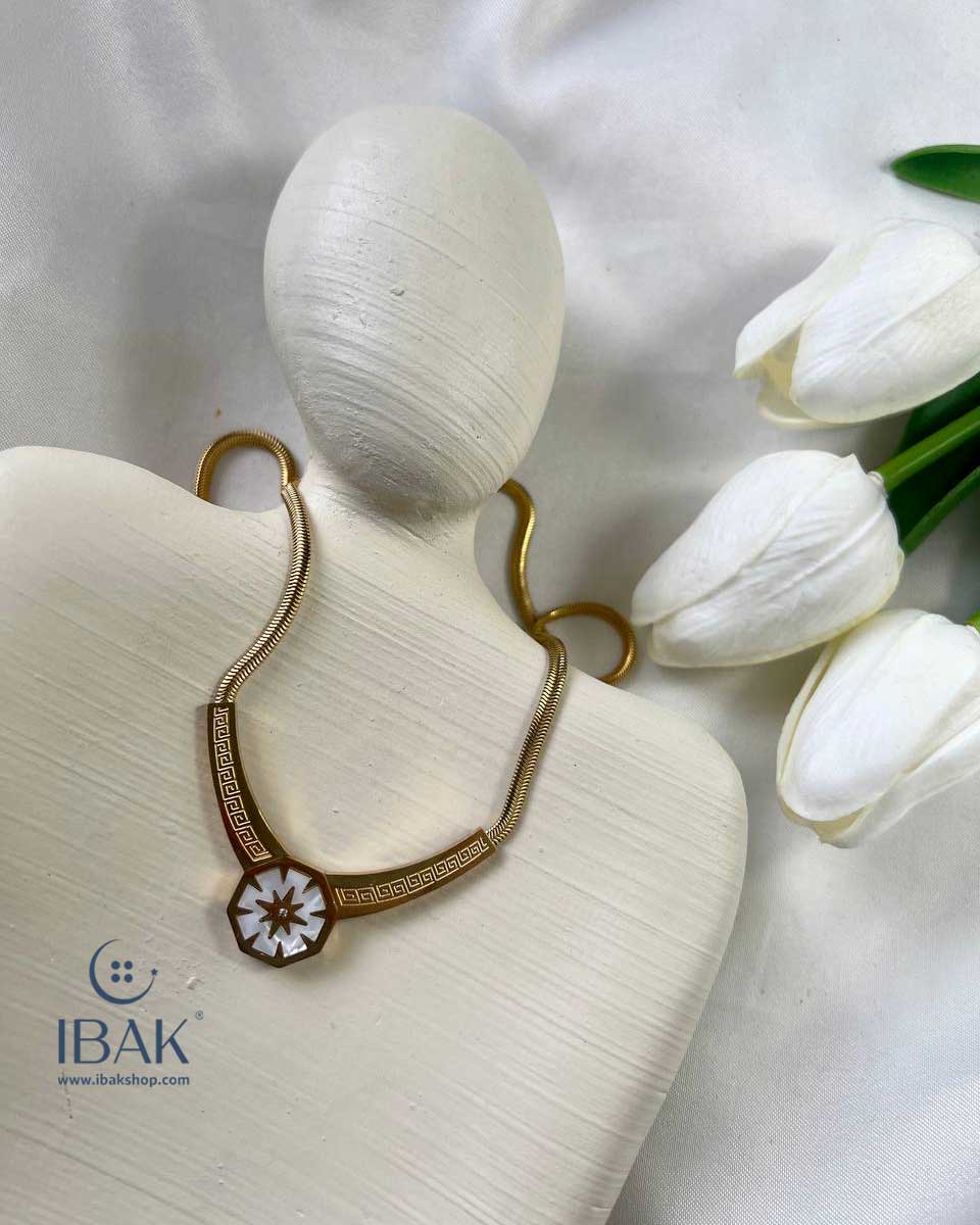گردنبند هرینگوبن گل یخ