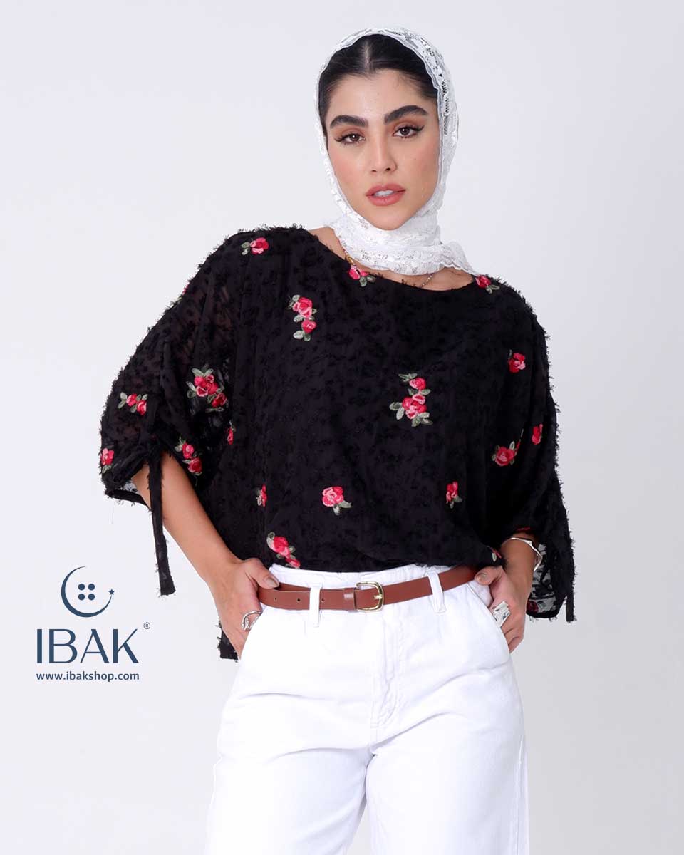 شومیز زنانه رز ibk