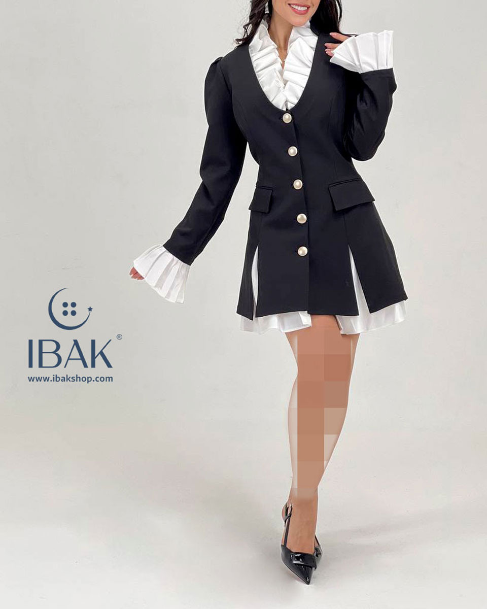 پیراهن زنانه کنزو 404911 - eli