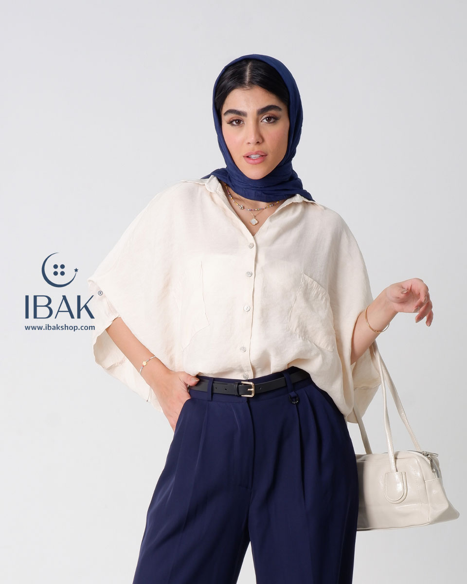 شومیز پشت بلندper-4925