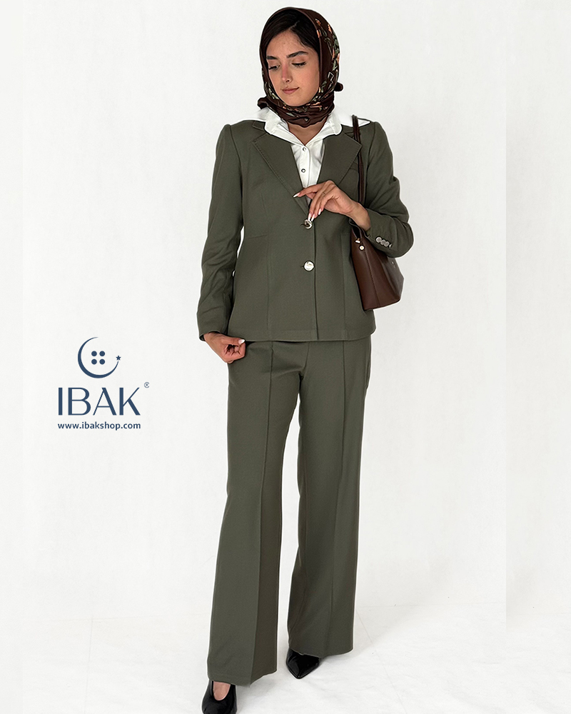 کت و شلوار اناا گاباردین-ibak