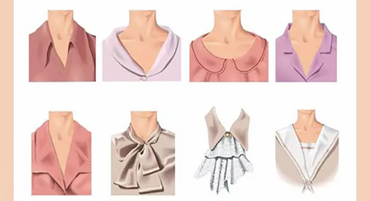انتخاب یقه لباس زنانه با توجه به فرم صورت و اندام + 10 مدل یقه لباس زنانه